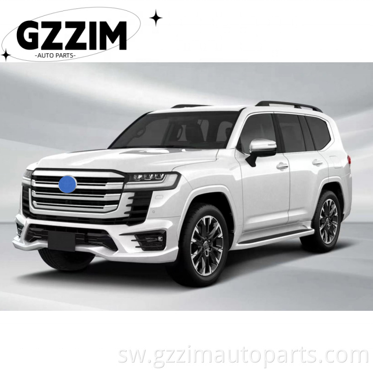 Modellista Seti kamili za mbele za plastiki na nyuma bumper kwa 2022 LC300 Kit cha Mwili wa Mashariki ya Kati